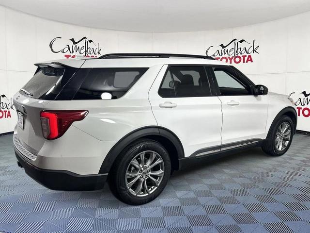 Photo of 2021 Star White Metallic Tri-Coat Ford Explorer