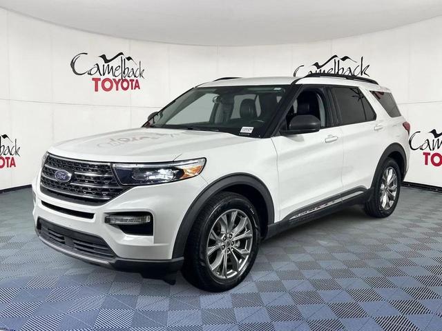 Photo of 2021 Star White Metallic Tri-Coat Ford Explorer
