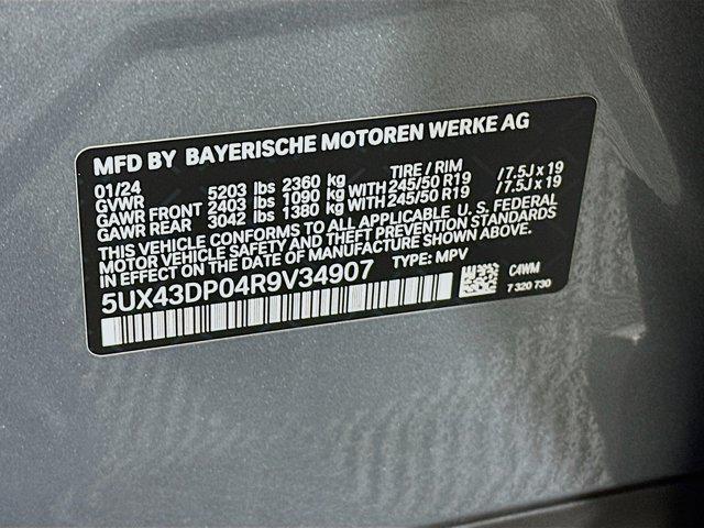 Photo of 2024 Jet Black BMW X3