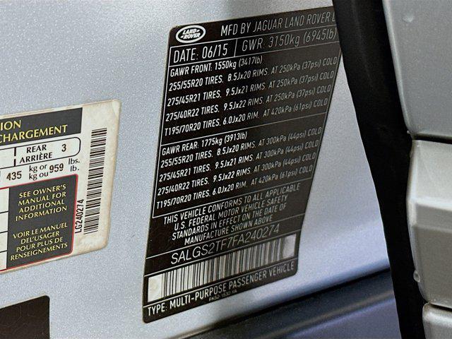 Photo of 2015 Indus Silver Metallic Land Rover Range Rover