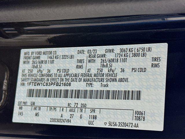 Photo of 2023 Agate Black Metallic Ford F-150