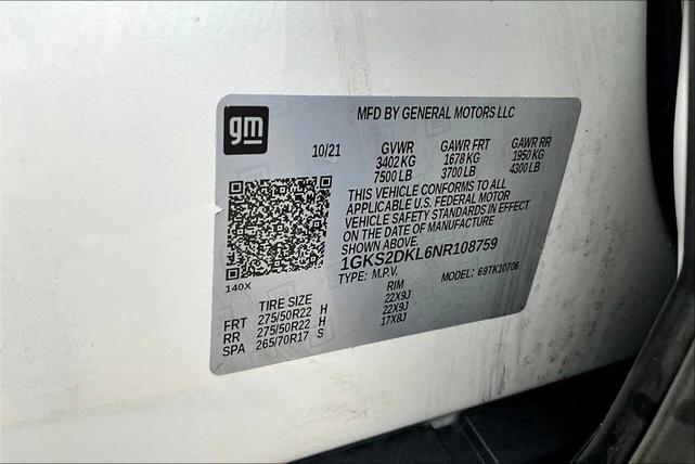 Photo of 2022 White Frost Tri-Coat GMC Yukon