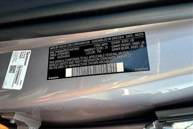 Photo of 2026 Silver Volvo XC90