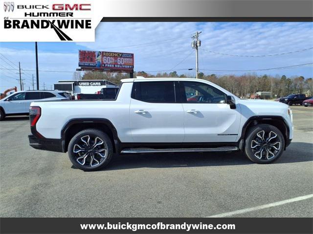 Photo of 2025 Summit White GMC Sierra EV