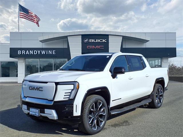 Photo of 2025 Summit White GMC Sierra EV