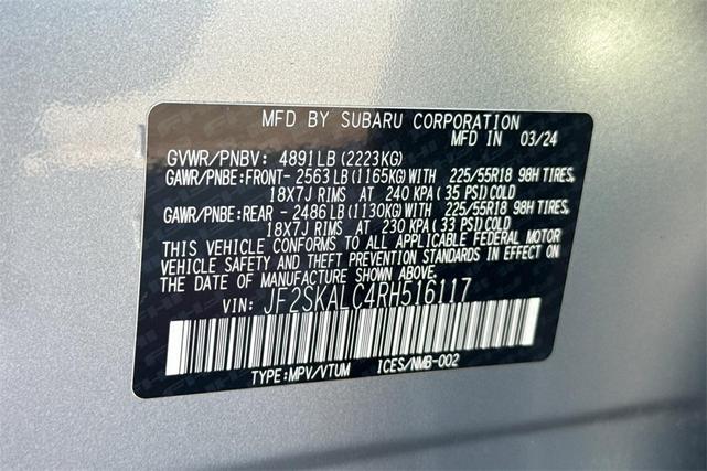 Photo of 2024 Ice Silver Metallic Subaru Forester