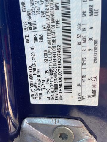 Photo of 2014 Deep Impact Blue Ford Escape