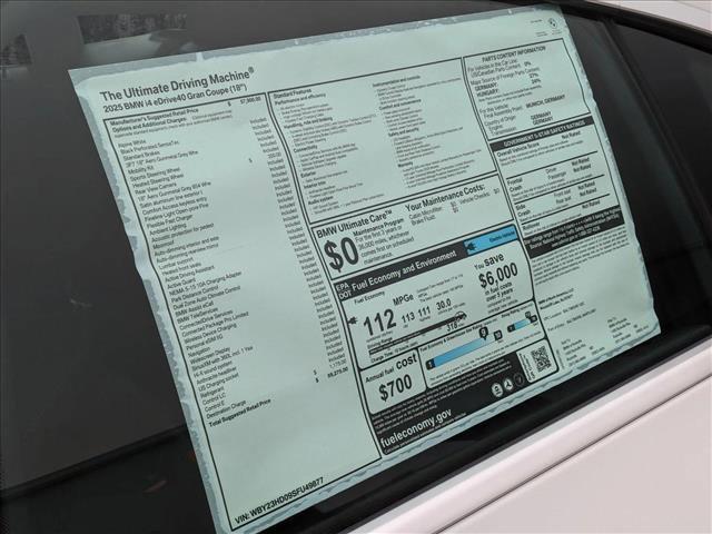 Photo of 2025 Alpine White BMW i4 Gran Coupe