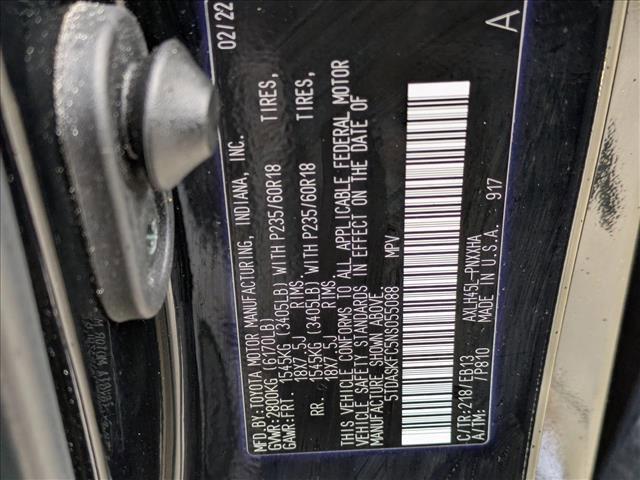 Photo of 2022 Midnight Black Metallic Toyota Sienna