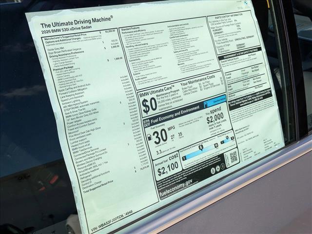 Photo of 2026 Gray Metallic BMW 530