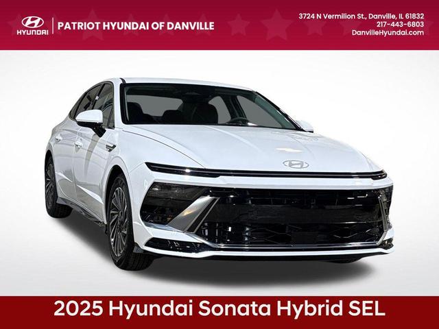 Photo of 2025 Serenity White Hyundai SONATA Hybrid