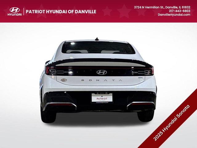 Photo of 2025 Serenity White Hyundai SONATA Hybrid