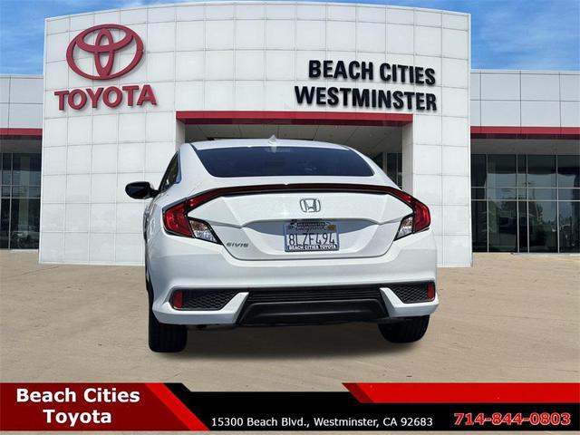 Photo of 2019 Platinum White Pearl Honda Civic