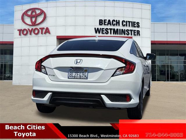 Photo of 2019 Platinum White Pearl Honda Civic
