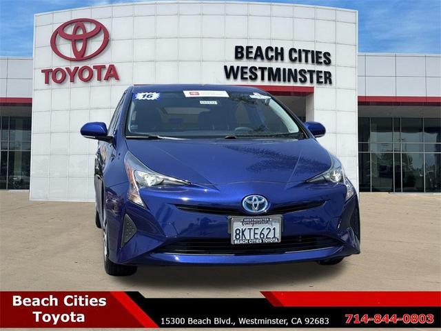 Photo of 2016 Blue Crush Metallic Toyota Prius