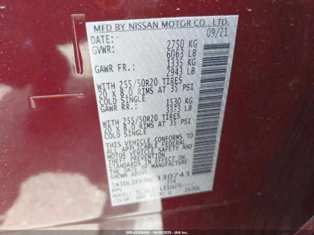 Photo of 2022 Deep Bordeaux INFINITI QX60