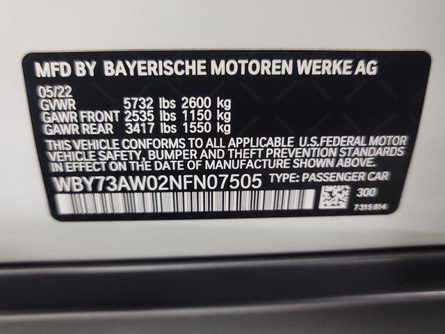 Photo of 2022 Alpine White BMW i4 Gran Coupe
