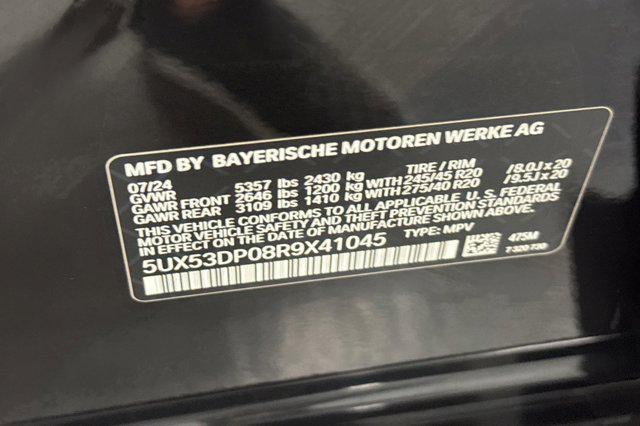 Photo of 2024 Black Sapphire Metallic BMW X3
