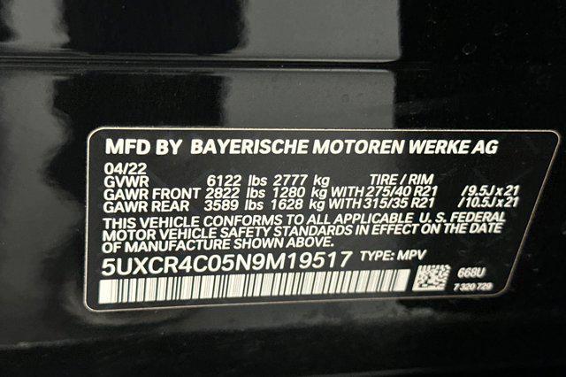 Photo of 2022 Jet Black BMW X5