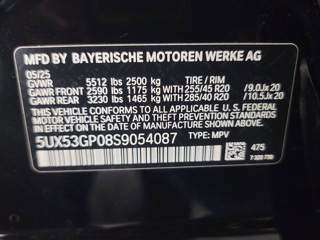 Photo of 2025 Black Sapphire Metallic BMW X3