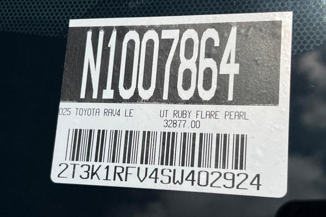 Photo of 2025 Ruby Flare Pearl Toyota RAV4