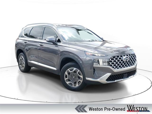 Photo of 2022 Portofino Gray Hyundai SANTA FE HEV