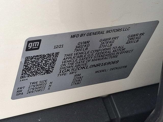 Photo of 2022 White Frost Tricoat GMC Yukon