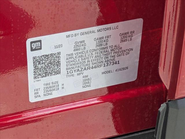 Photo of 2024 Radiant Red Tintcoat Cadillac XT4