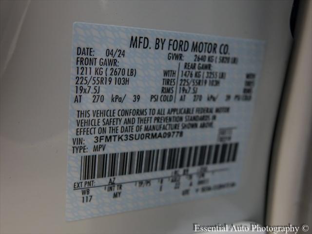 Photo of 2024 White Metallic Ford Mustang Mach-E