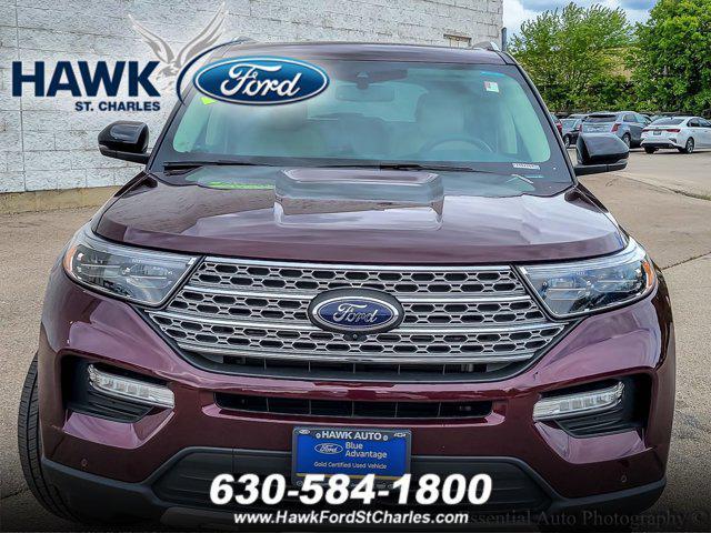 Photo of 2022 Burgundy Velvet Tinted Clearcoat Ford Explorer