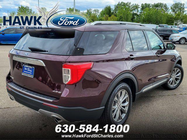 Photo of 2022 Burgundy Velvet Tinted Clearcoat Ford Explorer