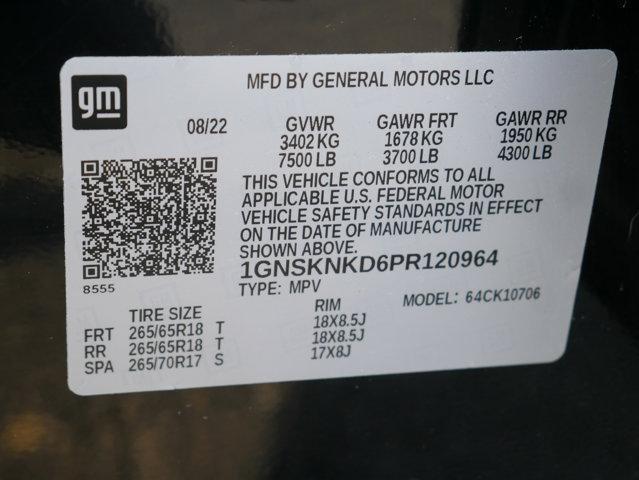 Photo of 2023 Black Chevrolet Tahoe