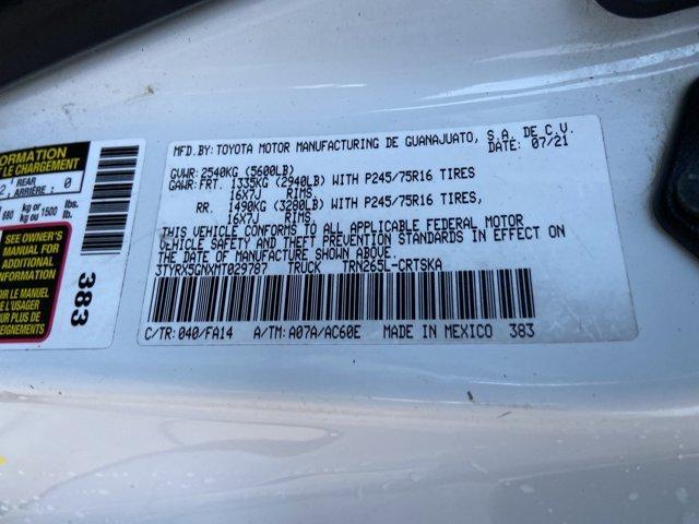 Photo of 2021 Super White Toyota Tacoma