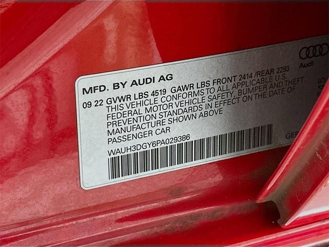 Photo of 2023 Tango Red Metallic Audi S3