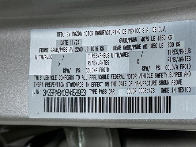 Photo of 2025 Platinum Mazda Mazda3