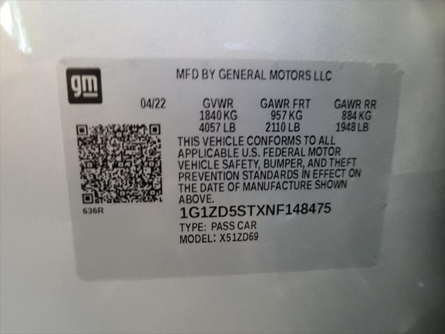 Photo of 2022 Silver Ice Metallic Chevrolet Malibu