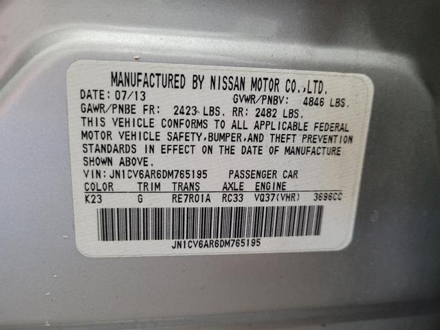 Photo of 2013 Liquid Platinum INFINITI G37x