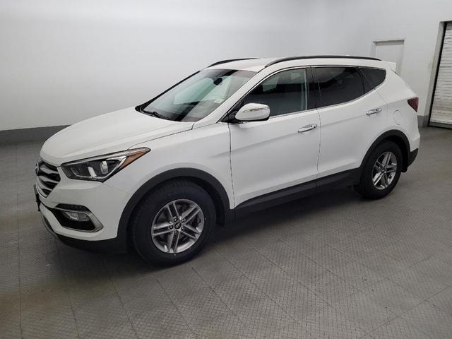 Photo of 2018 Pearl White Hyundai Santa Fe Sport