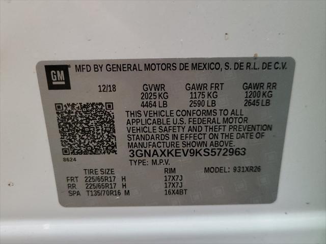 Photo of 2019 White Chevrolet Equinox