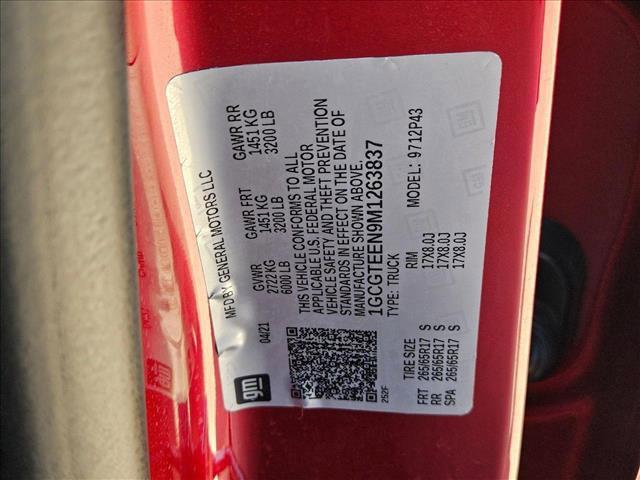 Photo of 2021 Cherry Red Tintcoat Chevrolet Colorado