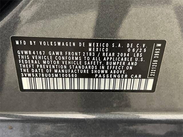Photo of 2025 Platinum Gray Metallic Volkswagen Jetta
