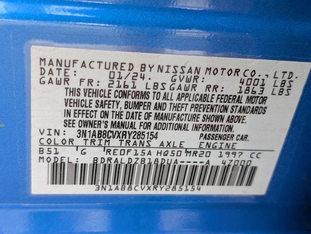 Photo of 2024 Electric Blue Metallic Nissan Sentra