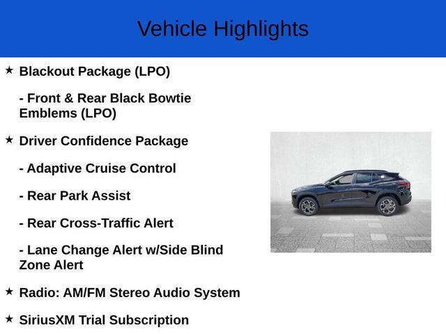 Photo of 2025 Mosaic Black Metallic Chevrolet Trax