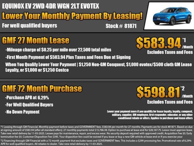Photo of 2026 Rip Tide Blue Chevrolet Equinox EV