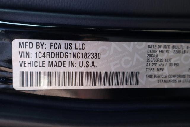 Photo of 2022 DB Black Crystal Clearcoat Dodge Durango