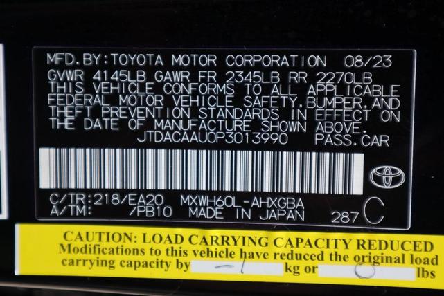Photo of 2023 Black Toyota Prius
