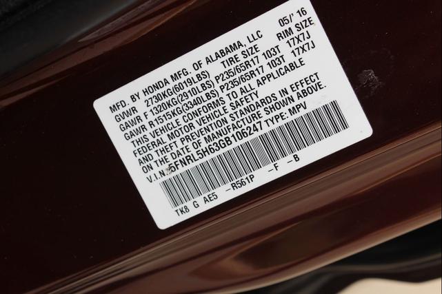 Photo of 2016 Deep Scarlet Pearl Honda Odyssey