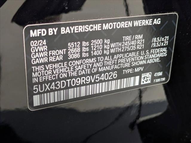 Photo of 2024 Carbon Black Metallic BMW X4