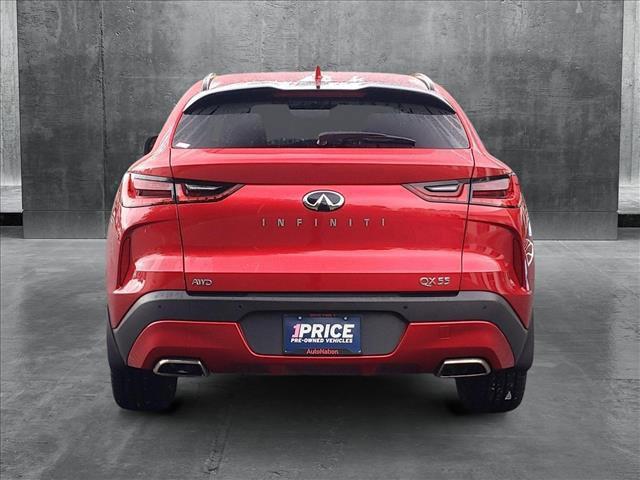 Photo of 2024 Dynamic Sunstone Red INFINITI QX55