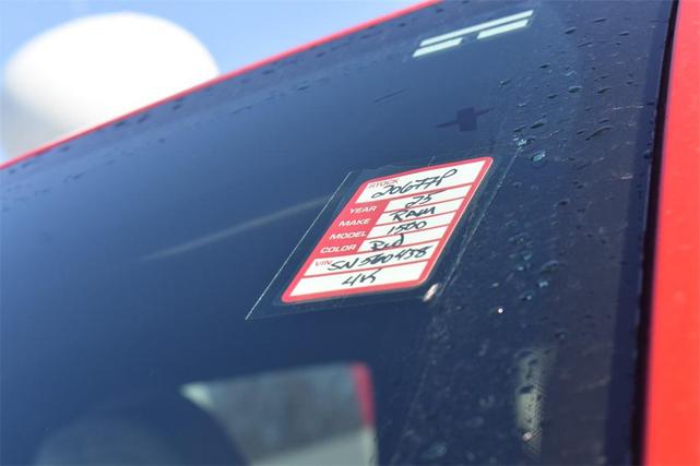 Photo of 2025 Flame Red Clearcoat RAM 1500